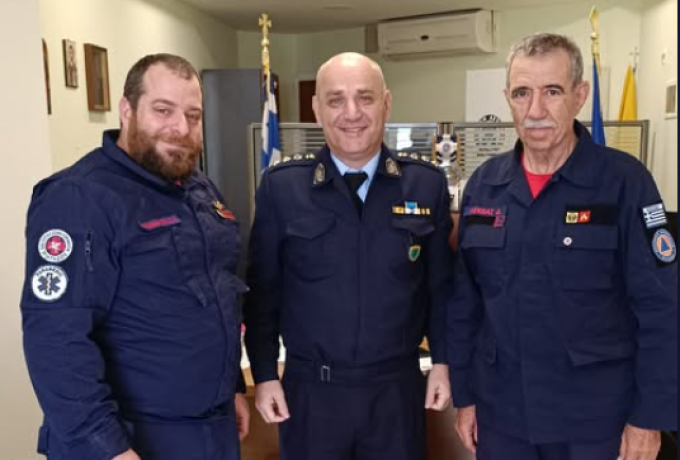 Τιμητική αναγνώριση του Διασωστικού Σώματος Κορινθίων «Πήγασος» από την Αστυνομική Διεύθυνση Κορινθίας